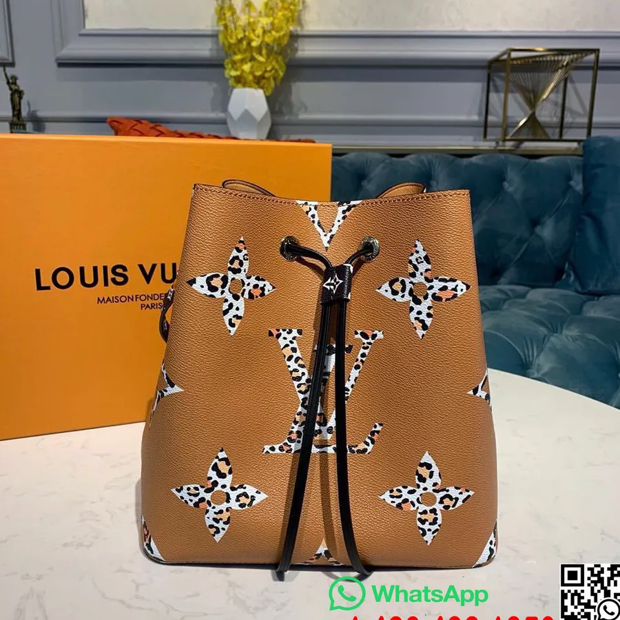 Louis Vuitton Neonoe Táska 26 Cm-es Monogram Dzsungel Vászon 2019 Tavaszi/nyári Kollekció M44717, Karamell