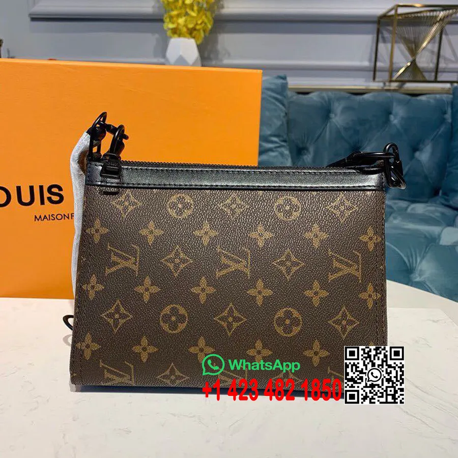 Louis Vuitton Taška Ve Tvaru Trojúhelníku 24cm Monogram Plátno Kolekce Jaro/léto 2019 M54330, Hnědá