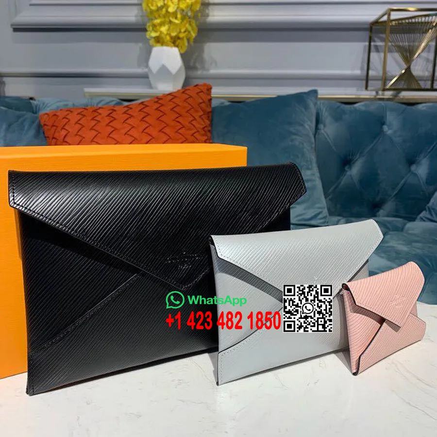 Louis Vuitton Pochette Kirigami Toile épi Collection Printemps/été 2019 M64186, Noir