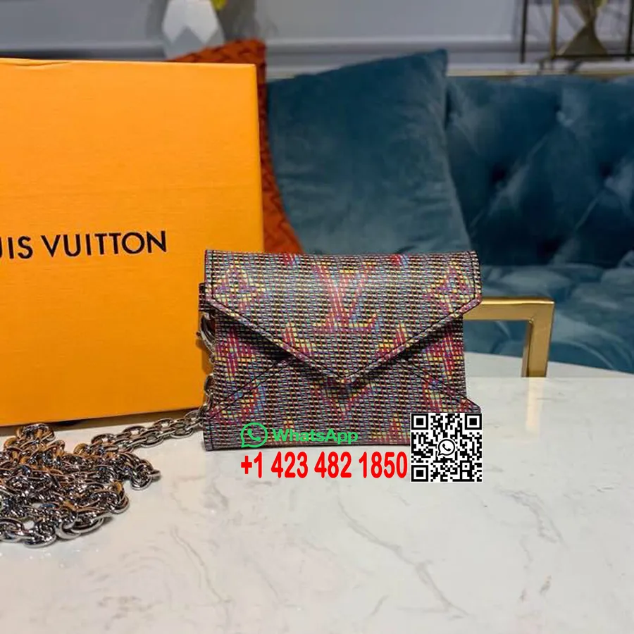 Louis Vuitton Kirigami Kolye 10cm Monogram Lv Pop Canvas Ilkbahar/yaz 2019 Koleksiyonu M68613, Pembe