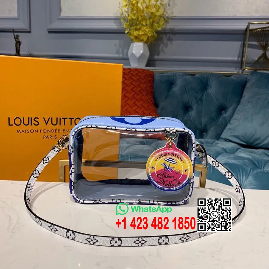 Vente Neuf Dans La Boîte Sac Pochette De Plage Louis Vuitton 18cm Toile Géante Monogramme Collection Printemps/été 2019 M67601, 