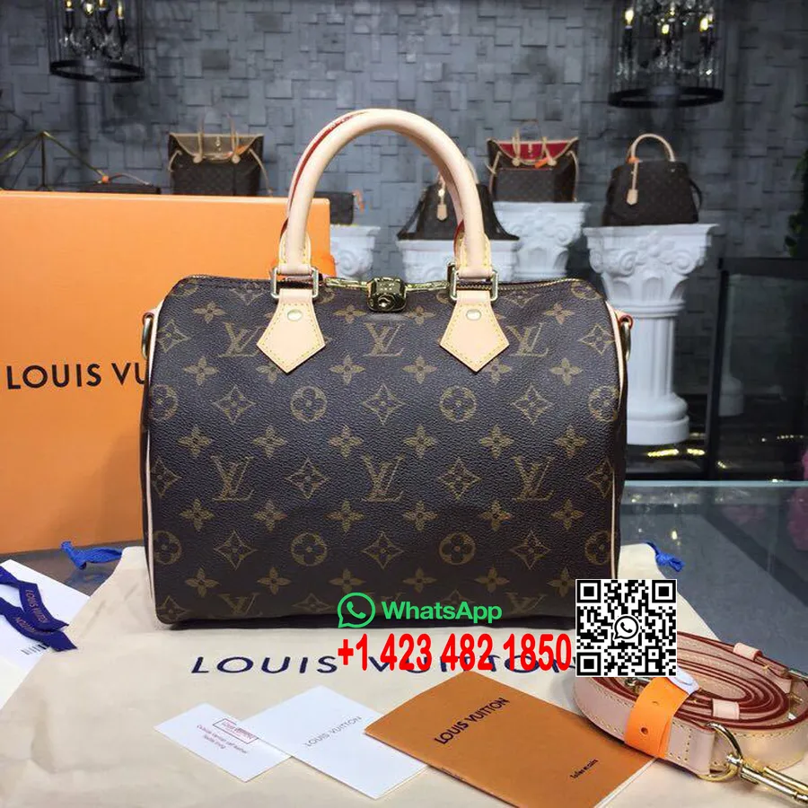 Louis Vuitton Speedy Taška 25cm Monogram Plátno Kolekcia Jar/leto 2019 M41109, Hnedá