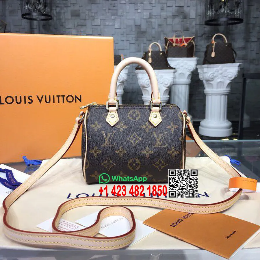 Louis Vuitton Nano Kiire Kott 16cm Monogramm Lõuend Kevad/suvi 2019 Kollektsioon M61252, Pruun