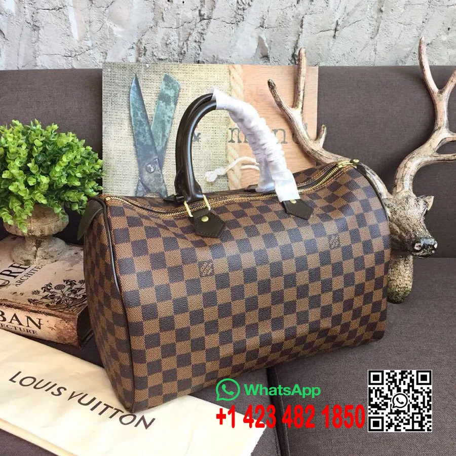 Louis Vuitton Kiirkott 35cm Damier Ebene Lõuend Kevad/suvi 2019 Kollektsioon N41363, Pruun