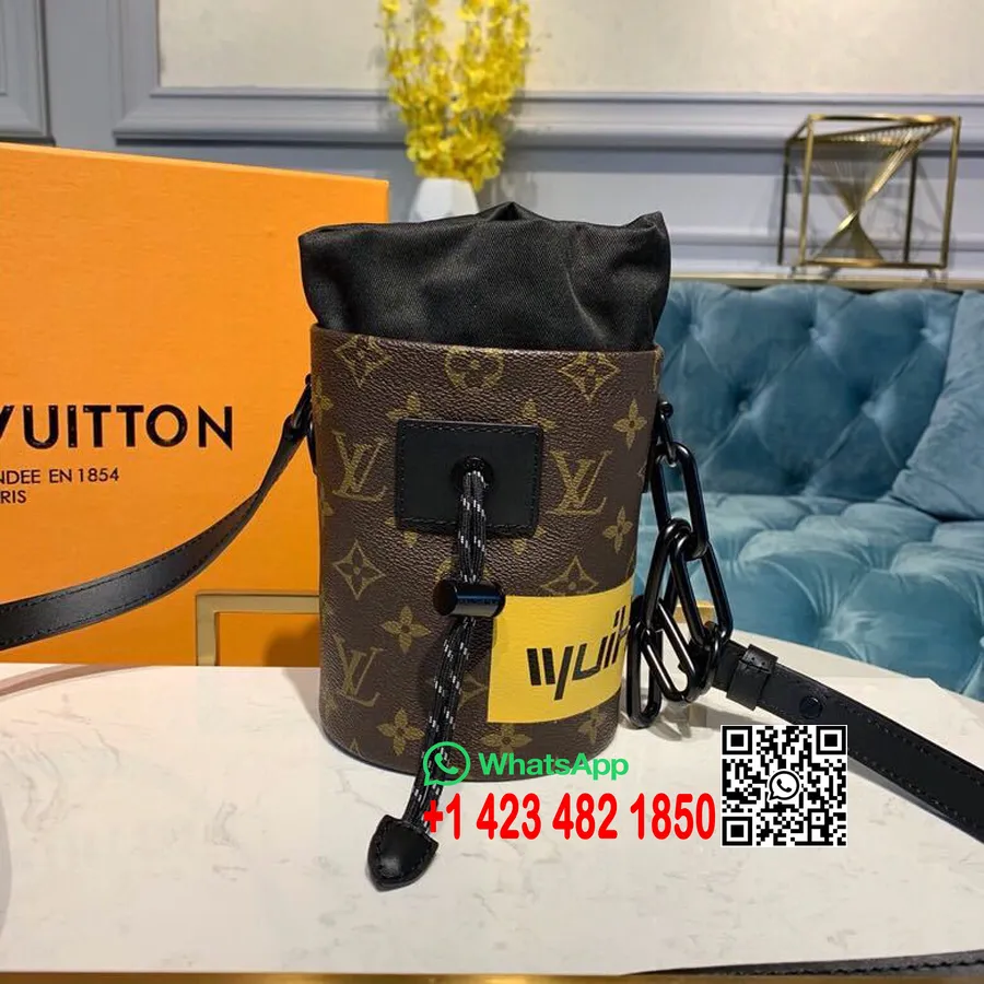 Louis Vuitton Chalk Nano τσάντα 12cm μονόγραμμα καμβάς συλλογή άνοιξη/καλοκαίρι 2019 M44630, Maron