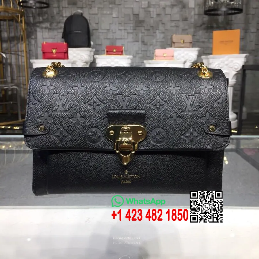 Louis Vuitton Vavin Pm Soma 25cm Monogramma Empreinte Canvas Pavasara/vasaras 2019 Kolekcija M44151, Noir