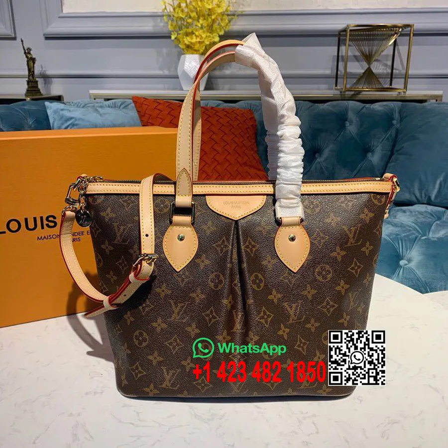 Louis Vuitton Palermo Taška 30cm Monogram Plátno Kolekce Jaro/léto 2019 M40145, Hnědá