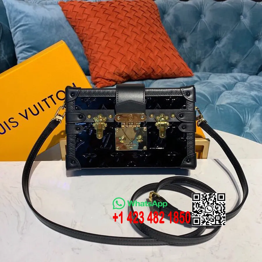 Louis Vuitton Drobná Kabelka Malle 20cm Monogram Vernis Plátno Kolekce Jaro/léto 2019 M54180, Noir