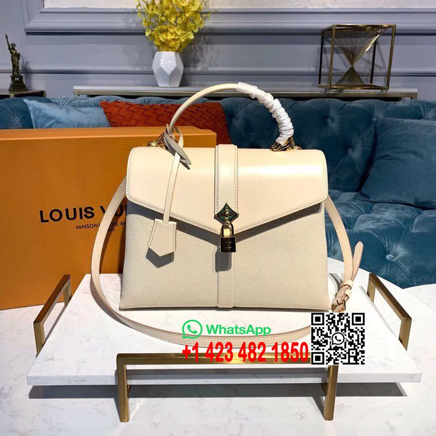 Louis Vuitton Rose Des Vents Mm Torba 30 Cm Glatka/zrnasta Teleća Koža Kolekcija Proljeće/ljeto 2019. M53815, Krem