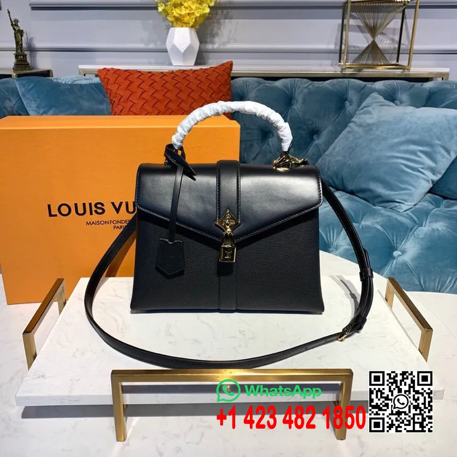 Louis Vuitton Rose Des Vents PM Tasche 26 Cm Glattes/genarbtes Kalbsleder Frühjahr/Sommer 2019 Kollektion M53821, Noir