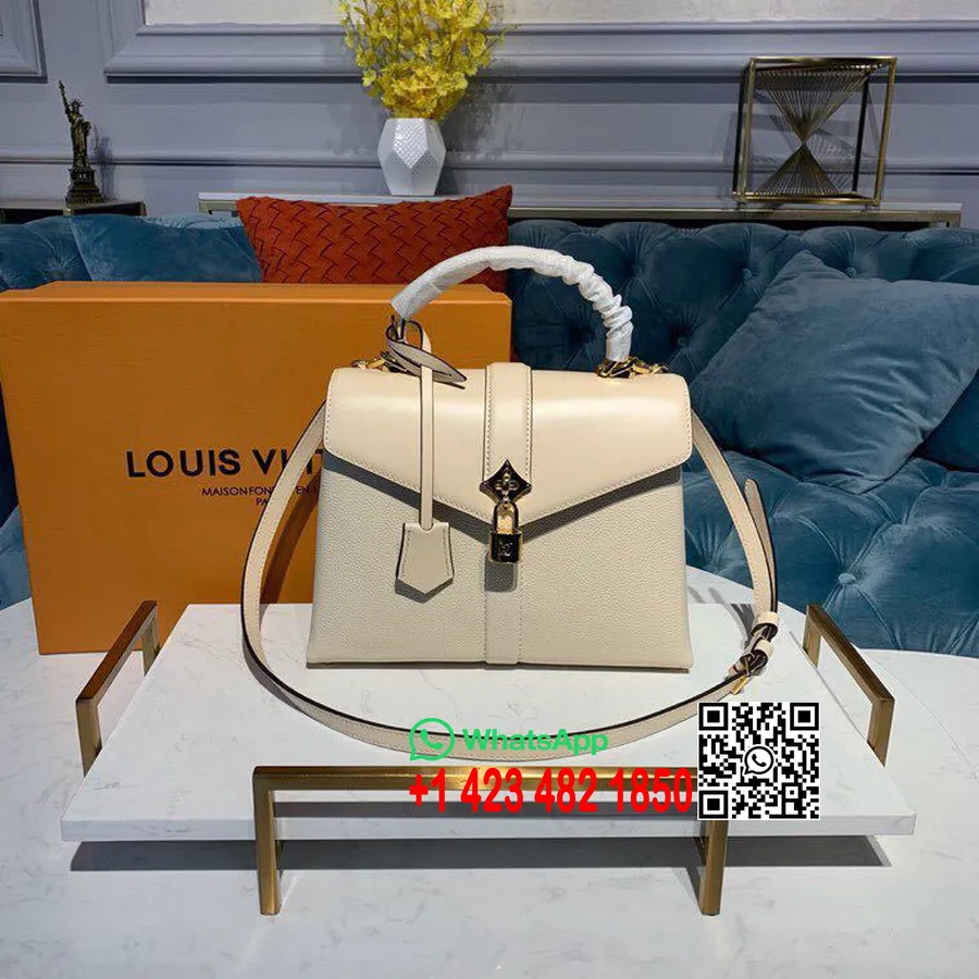 Louis Vuitton Rose Des Vents Pm Taske 26cm Glat/kornet Kalveskind Forår/sommer 2019 Kollektion M53822, Creme