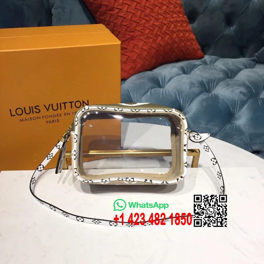 Louis Vuitton Plaj çantası 18 Cm Monogram Geant Canvas İlkbahar/Yaz 2019 Koleksiyonu M67610, Haki