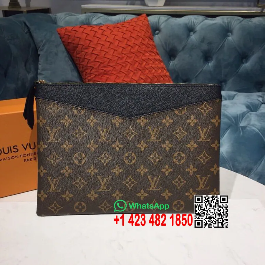 Louis Vuitton Denní Taška 30cm Monogram Plátno Kolekce Jaro/léto 2019 M62048, černá