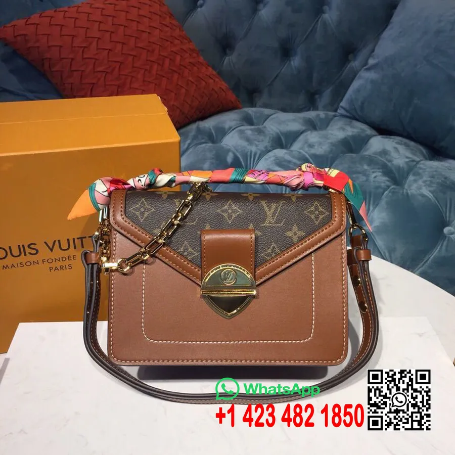 Louis Vuitton Biface Bag 22 Cm Monogram Canvas Cruise 2019 Kolleksjon M44386, Brun