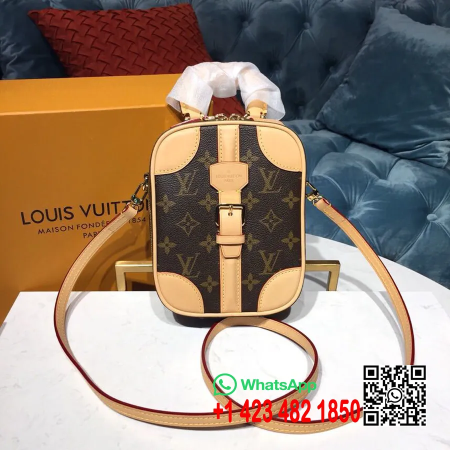 Louis Vuitton Mini Bagasjeveske 18cm Monogram Canvas Vår/sommer 2019 Kolleksjon M44581, Brun