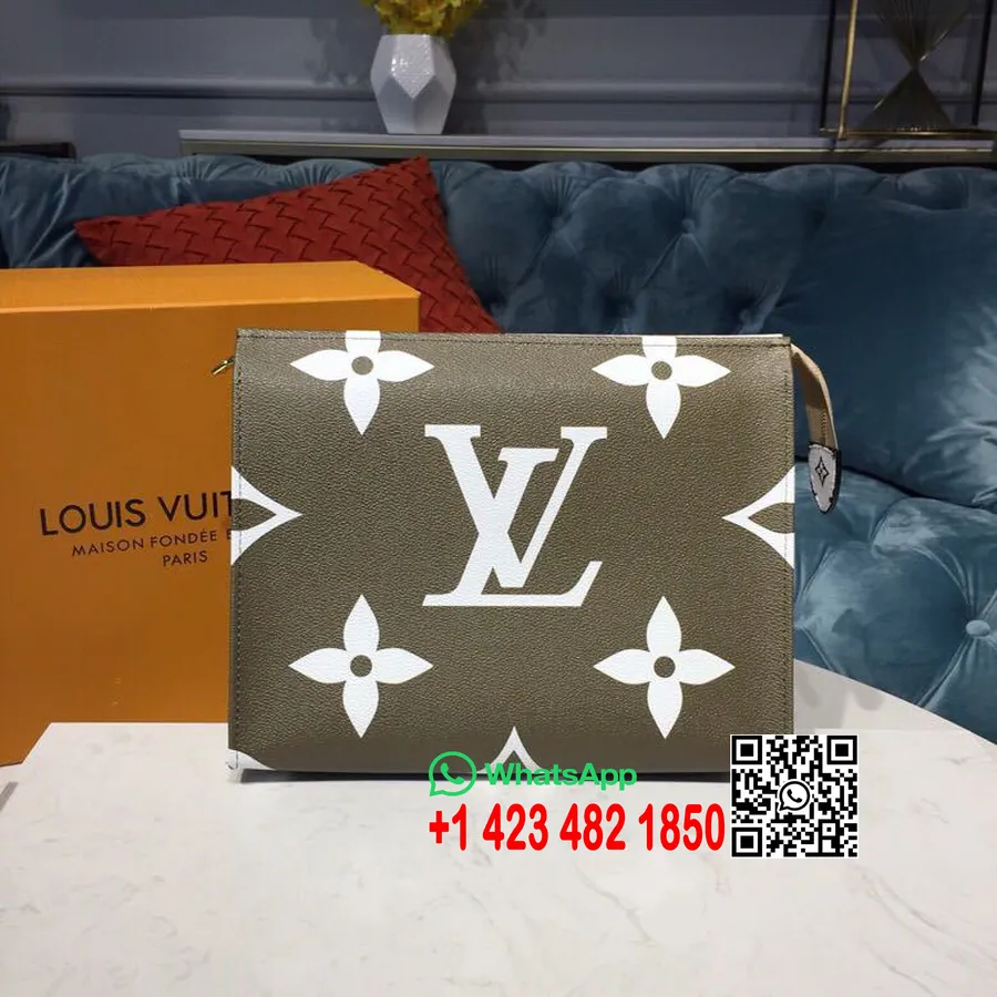 Louis Vuitton WC Vak Xl Taška 26cm Monogram Geant Plátno Kolekce Jaro/léto 2019 M67691, Kaki