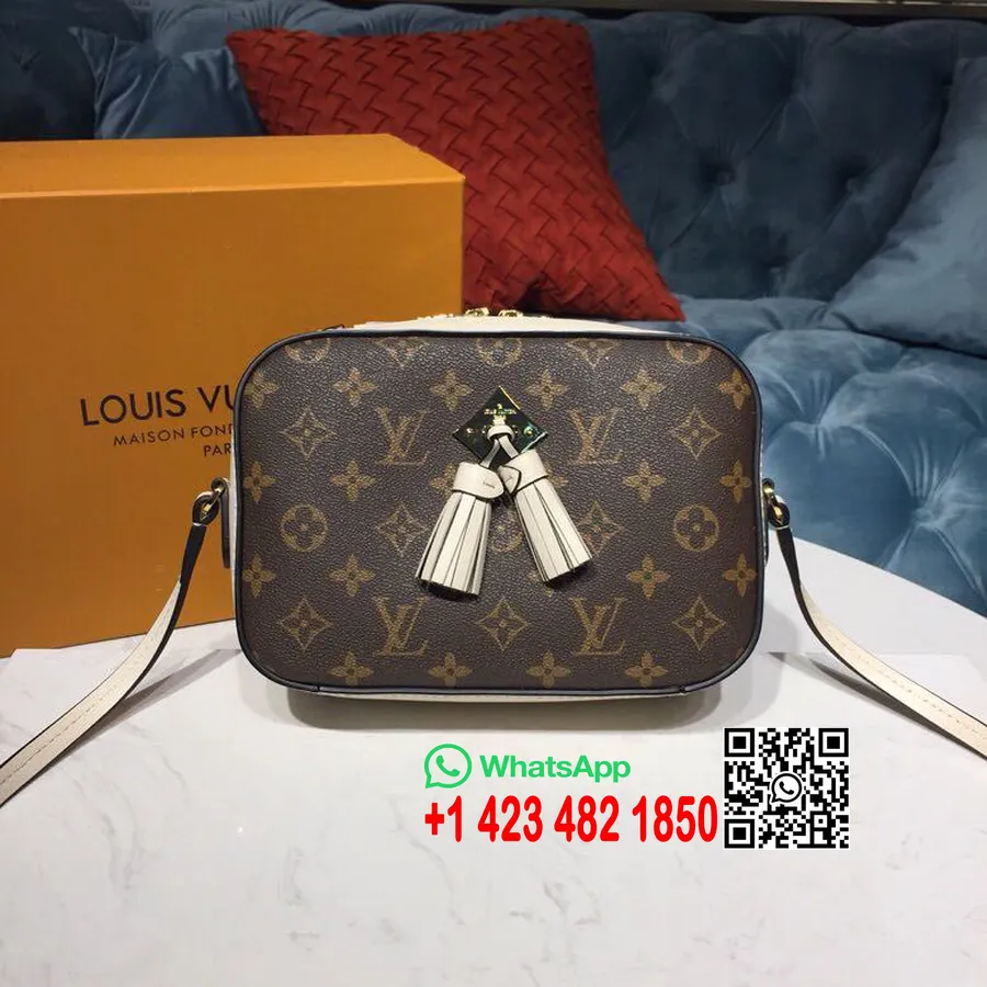 Louis Vuitton Saintonge Bag 22cm Monogram Canvas Vår/sommer 2019 Kolleksjon M43559, Creme