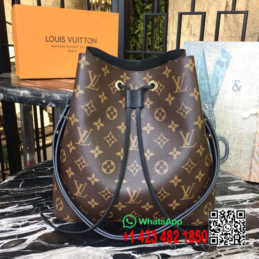 Louis Vuitton Neonoe Vödörtáska Monogram Vászon 2019 Tavasz/nyár Kollekció M44020, Fekete