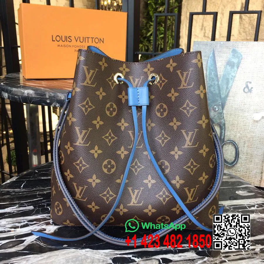 Louis Vuitton Neonoe Vödörtáska Monogram Vászon 2019 Tavaszi/nyári Kollekció M43569, Bleu Jean