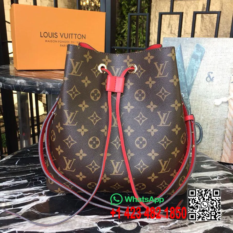 Louis Vuitton Neonoe Vödörtáska Monogram Vászon 2019 Tavaszi/nyári Kollekció M44021, Coquelicot