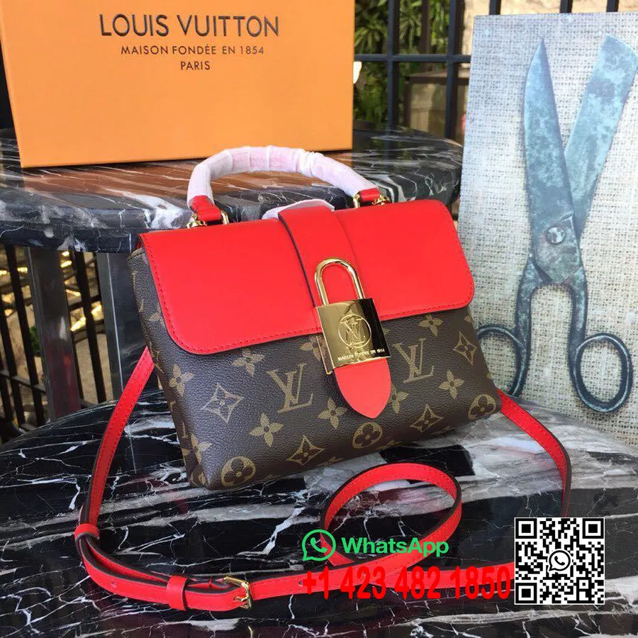 Louis Vuitton Locky Bb Väska Monogram Canvas Vår/sommar 2019 Kollektion M44322, Coquelicot