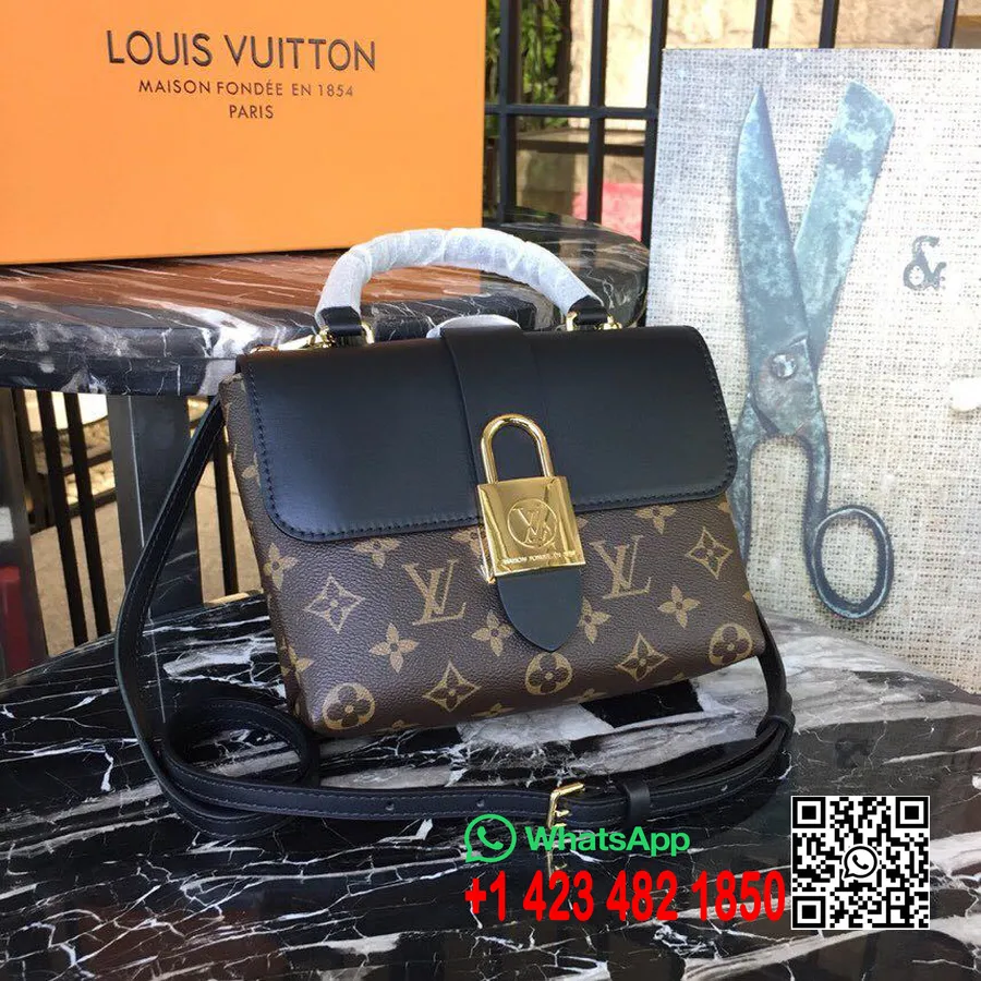 Louis Vuitton Locky Bb Väska Monogram Canvas Vår/sommar 2019 Kollektion M44141, Noir Elektrisk