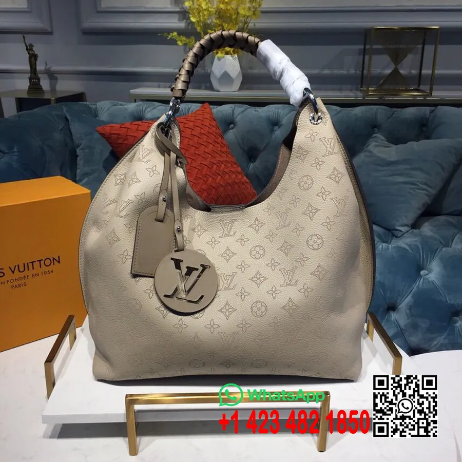 Louis Vuitton Carmel Klaiņojoša Soma 36cm Mahina Teļa ādas Audekls 2019. Gada Pavasara/vasaras Kolekcija M53188, Galet