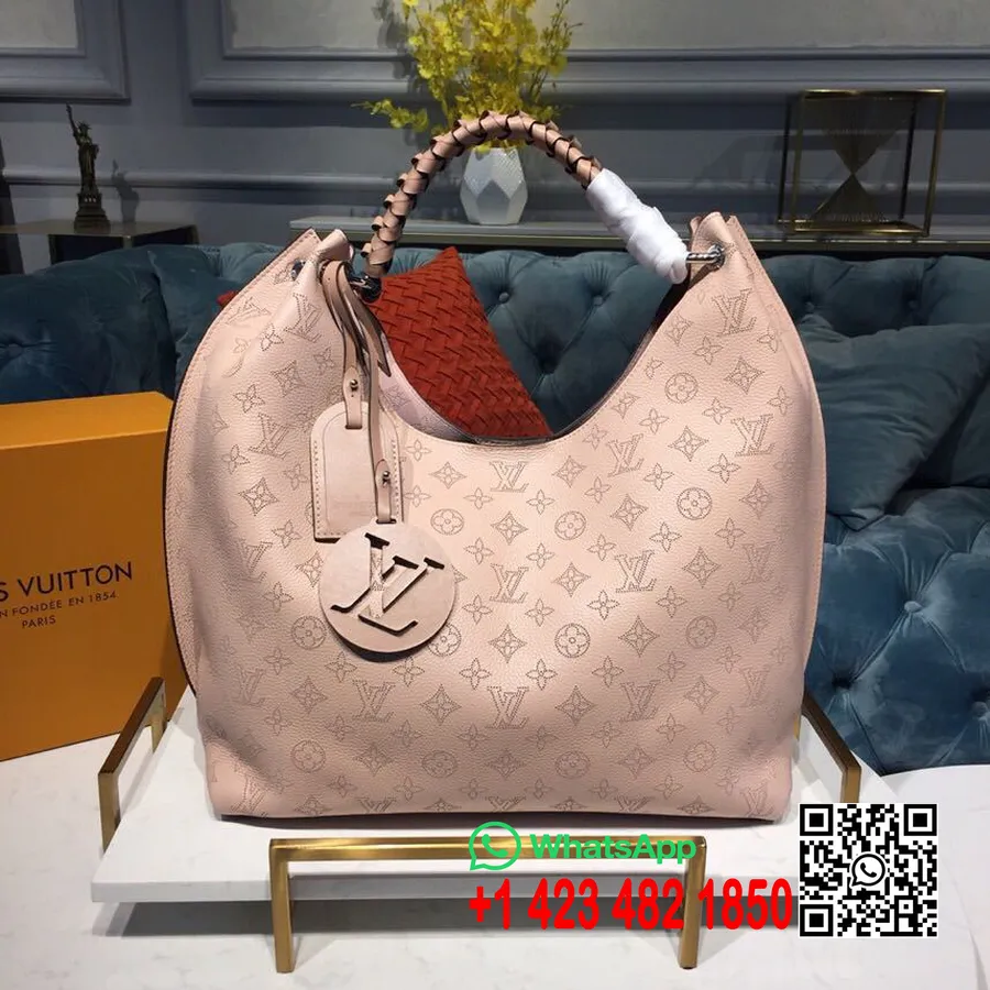 Louis Vuitton Carmel Klaiņojoša Soma 36cm Mahina Teļa ādas Audekls 2019. Gada Pavasara/vasaras Kolekcija M53188, Magnolija