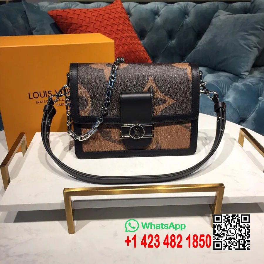 Louis Vuitton Dauphine Torba 25cm Monogram Geant Platno Kolekcija Proljeće/ljeto 2019. M43991, Smeđa/bež