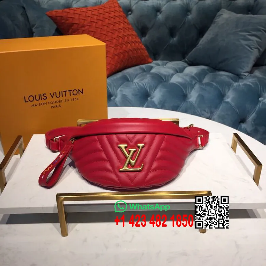 Louis Vuitton New Wave Bel çantası 30cm Dana Derisi Ilkbahar/yaz 2019 Koleksiyonu M53750, Coquelicot