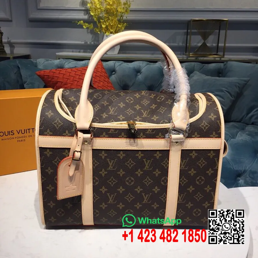 Louis Vuitton Hundebæreveske 40cm Monogram Canvas Vår/sommer 2019 Kolleksjon M42024, Noir