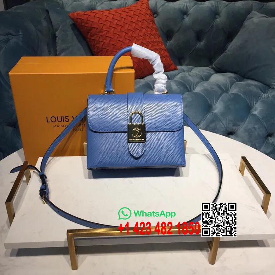 Louis Vuitton Locky Bb Táska 22 Cm-es Epi Vászon Tavaszi/nyári 2019 Kollekció M53159, Bleu Jean