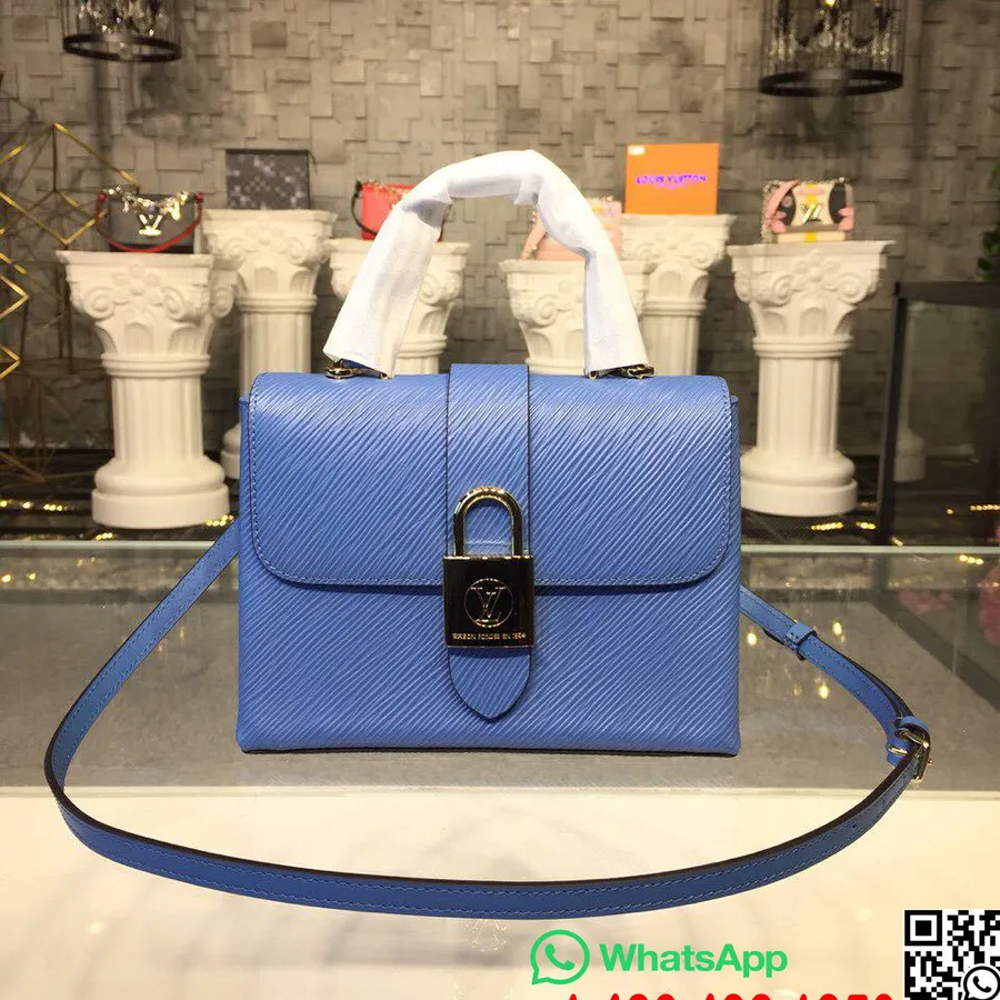 Louis Vuitton Locky Bb Bag Epi Canvas Vår/sommer 2019 Kolleksjon M53159, Bleu Jean