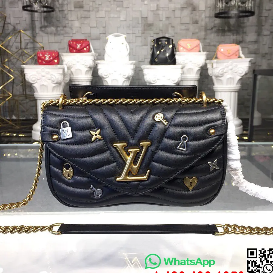 Louis Vuitton New Wave Love Lukk Kett Mm Kott Kevad/suvi 2019 Kollektsioon M53214, Noir