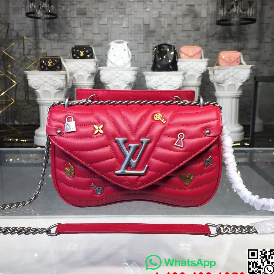 Louis Vuitton New Wave Love Lukk Kett Mm Kott Kevad/suvi 2019 Kollektsioon M53214, Ecarlate