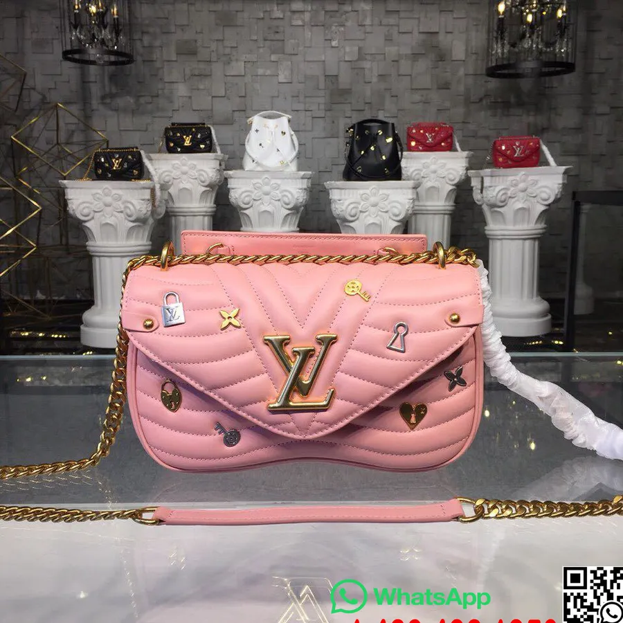 Louis Vuitton New Wave Love Lukk Kett Mm Kott Kevad/suvi 2019 Kollektsioon M53214, Smuuti Roosa