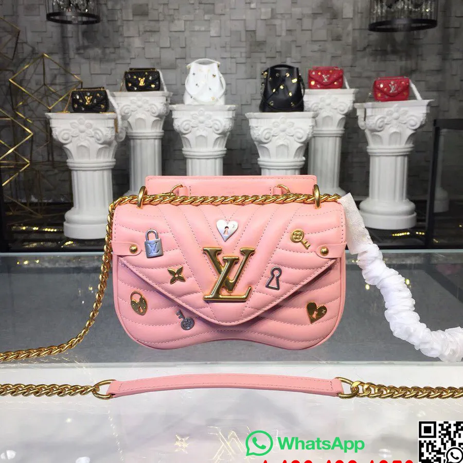 Louis Vuitton New Wave Love Lock Kjede Pm Bag Vår/sommer 2019 Kolleksjon M53213, Smoothie Rosa