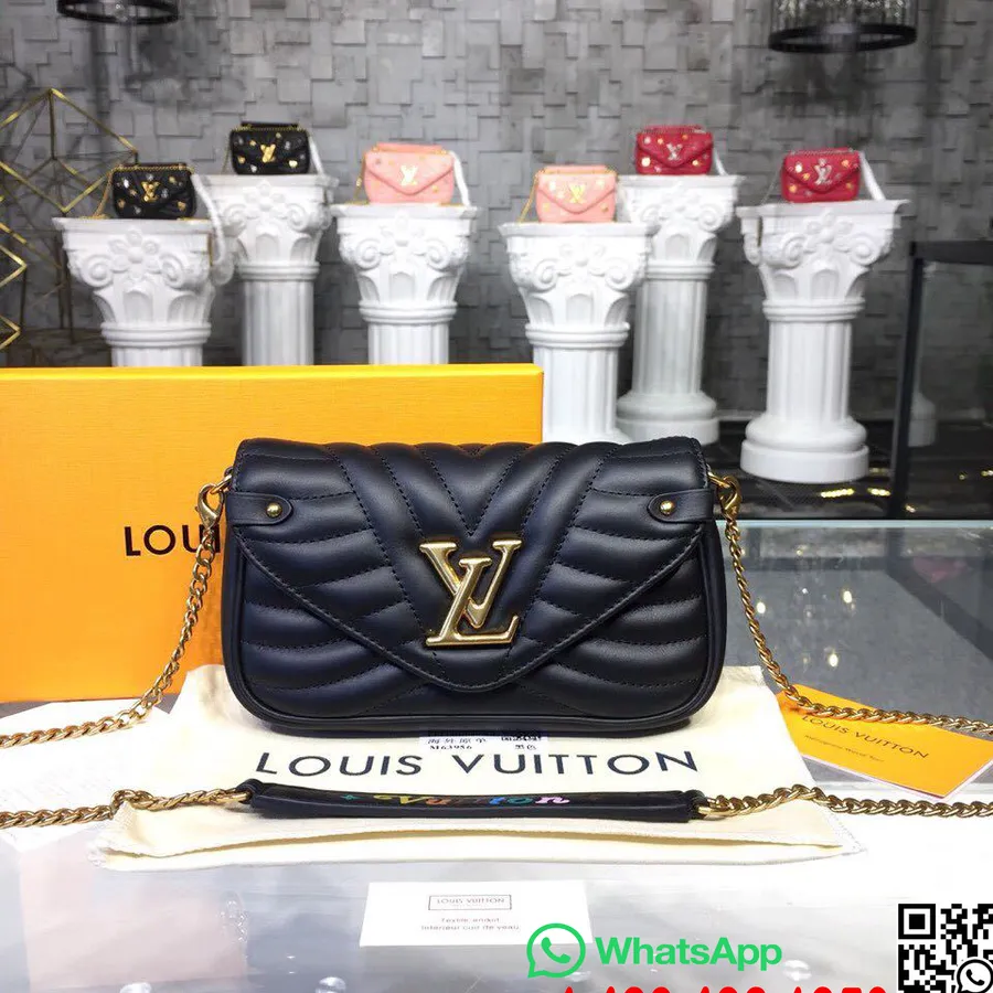 Louis Vuitton New Wave Chain Pochette Taška Kolekcia Jar/leto 2019 M63956, čierna