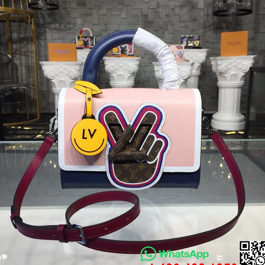 Louis Vuitton Twist Mm Tas Epi Canvas Herfst/winter 2018 Collectie M52514, Roze Ballerine