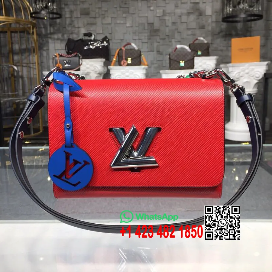 Louis Vuitton Twist Mm чанта Epi Canvas колекция пролет/лято 2018 M52504, Coquelicot