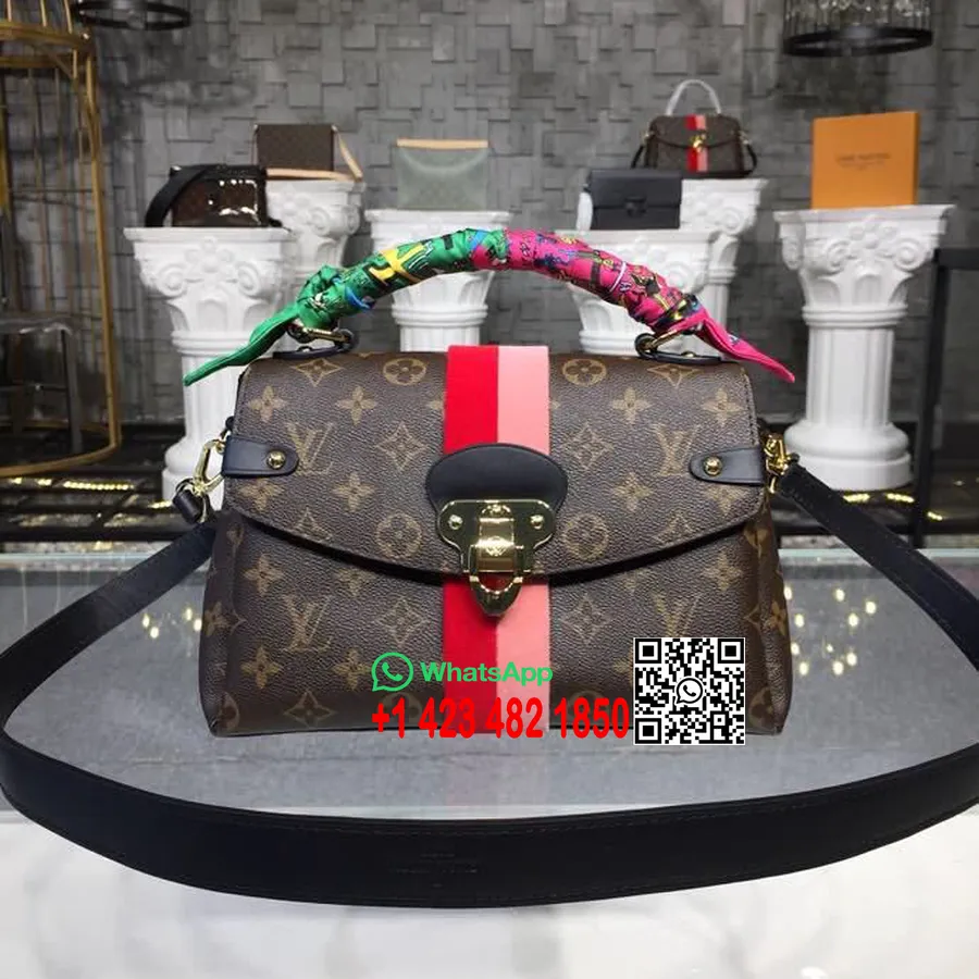 Louis Vuitton Georges Bb Kott Monogramm Lõuend Sügis/talv 2018 Kollektsioon M43866, Coquelicot Peche