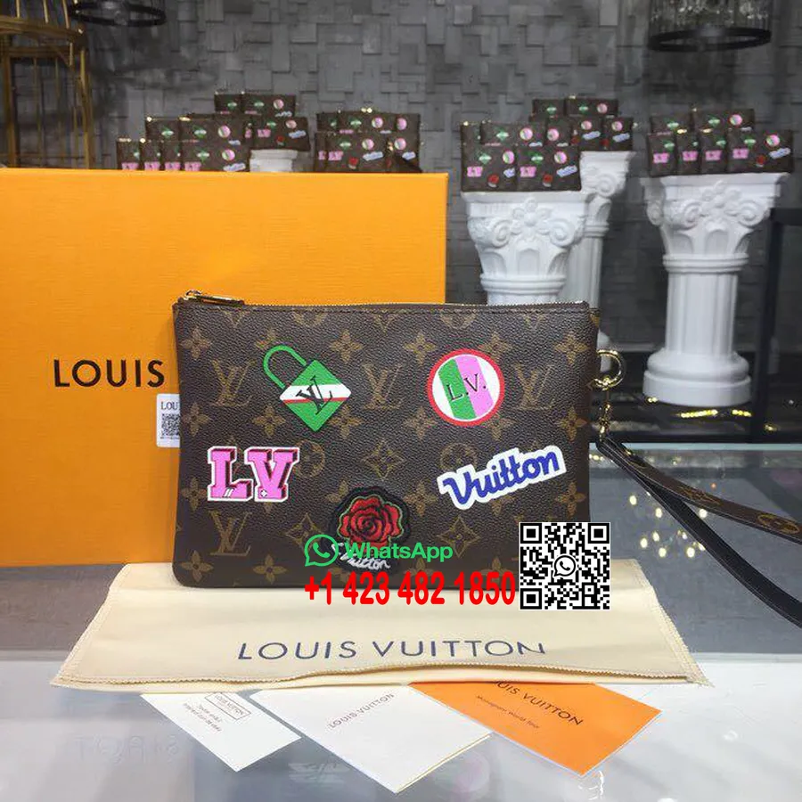 Louis Vuitton City Bolsa Bolsa Monograma Lona Coleção Primavera / Verão 2018 M63447, Bege