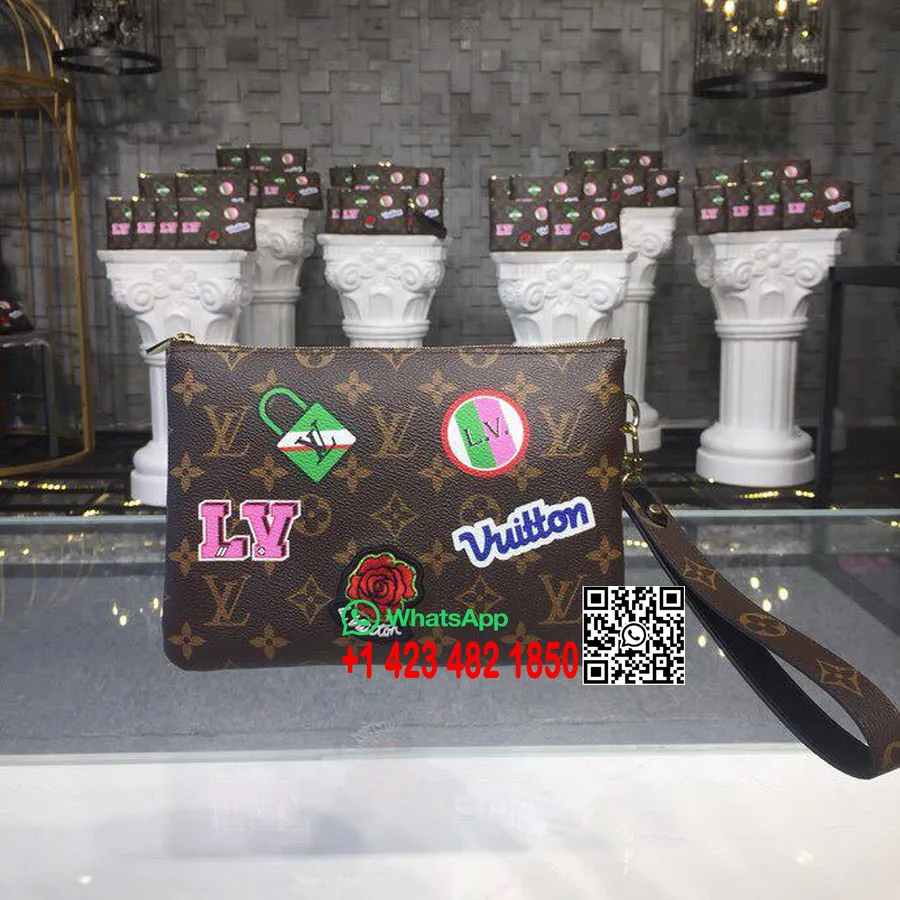 Louis Vuitton City Bolsa Bolsa Monograma Lona Coleção Primavera / Verão 2018 M63447, Marrom