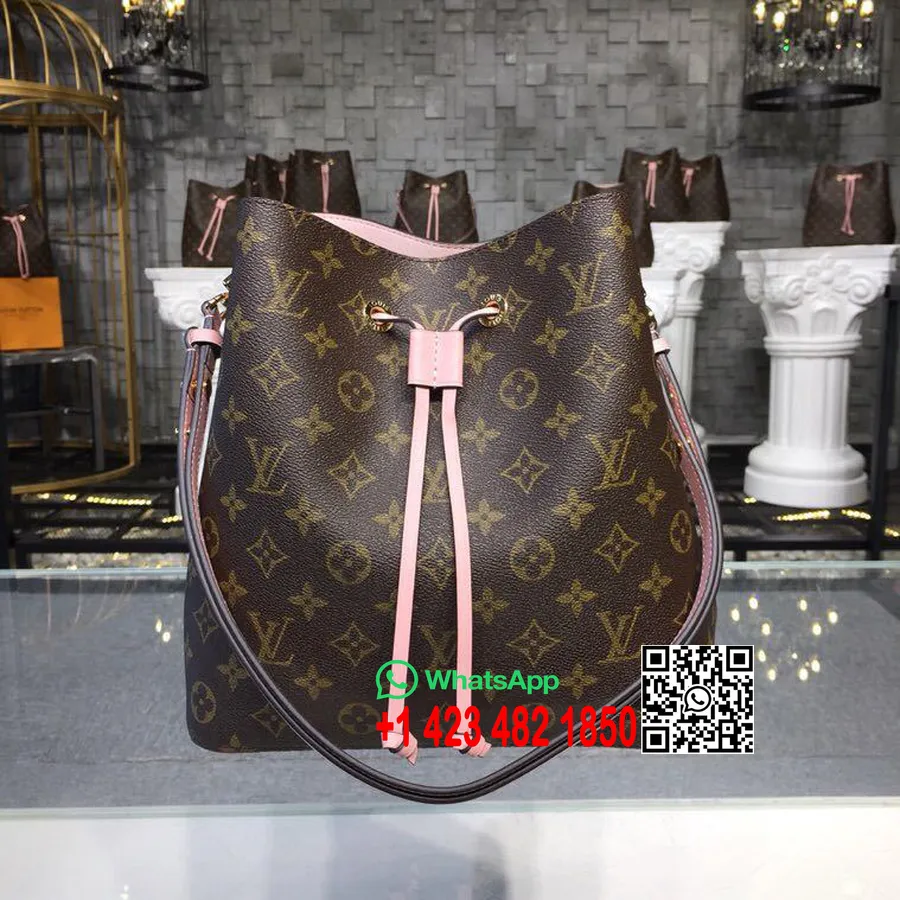 Louis Vuitton Neonoe Bolso Con Cordón Monograma Lona Colección Primavera/verano 2018 M44022, Bailarina Rosa