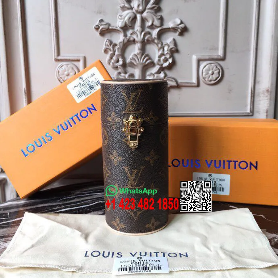 Louis Vuitton Fragrância Parfum Estojo De Viagem 200ml Monograma Lona Primavera / Verão 2018 Coleção Ls0154, Bege