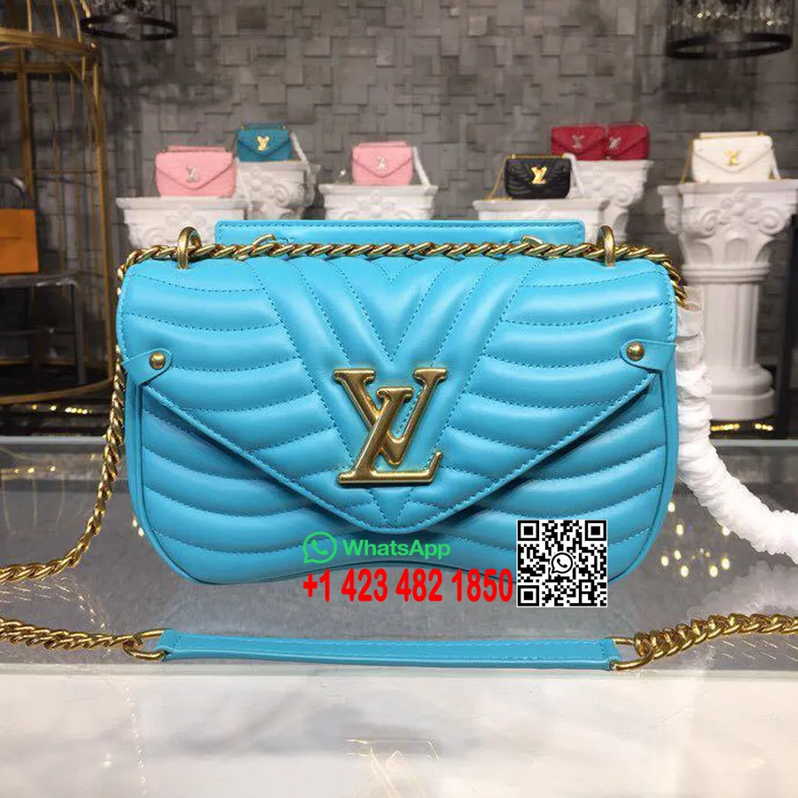 Louis Vuitton New Wave Chain Bag Mm Quiltat Kalvskinnsläder Höst/vinter 2018 Kollektion M51946, Malibu Grön