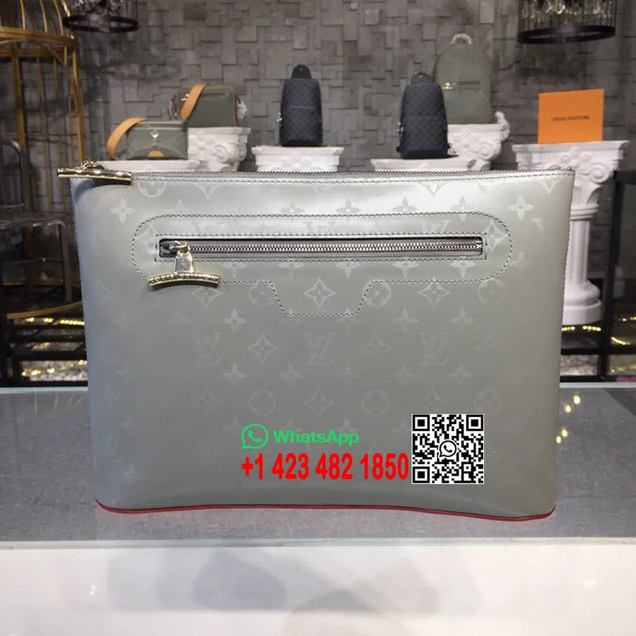 Louis Vuitton Pochette Cosmos Kabelka Monogram Titánové Plátno Jeseň/zima 2018 Kolekcia M63240 šedá