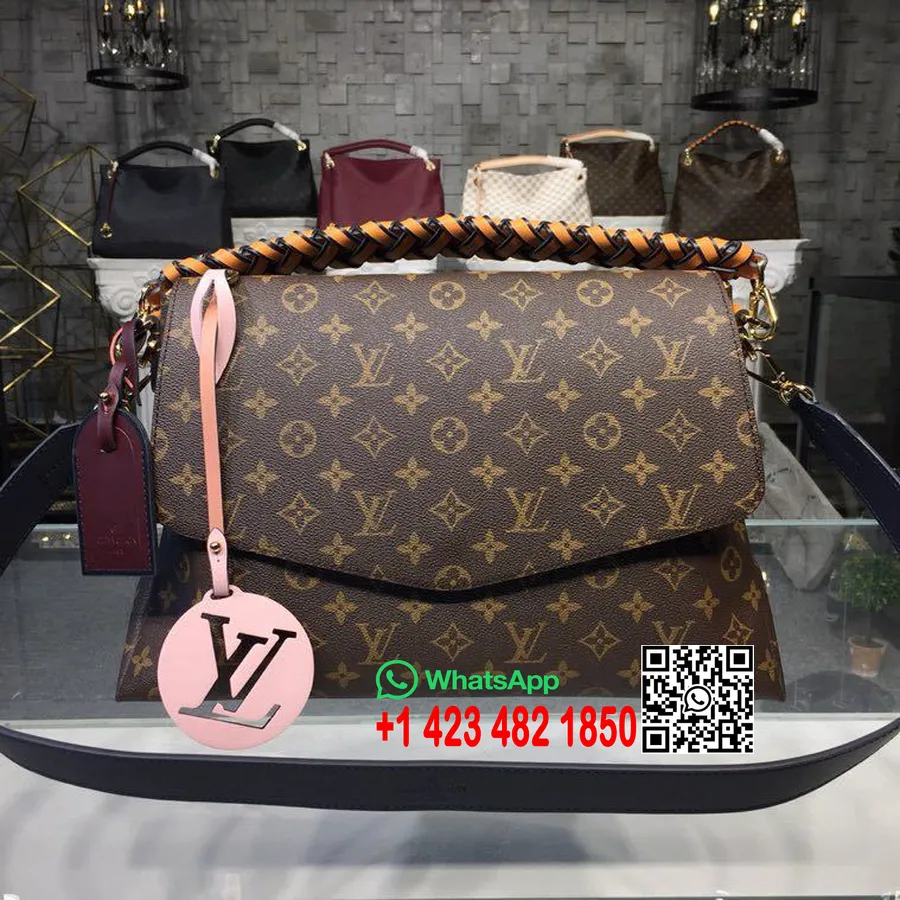 Louis Vuitton Beaubourg Roktura Soma 38cm Monogramma Audekls Pavasara/vasaras 2020 Kolekcija M43953, Brūna