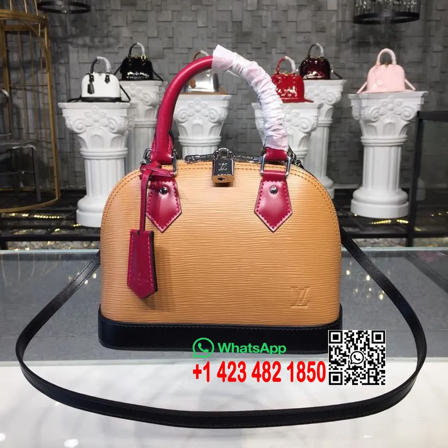 Louis Vuitton Alma Bb Bag Epi Lona Colección Otoño/invierno 2019 M53589, Caramelo