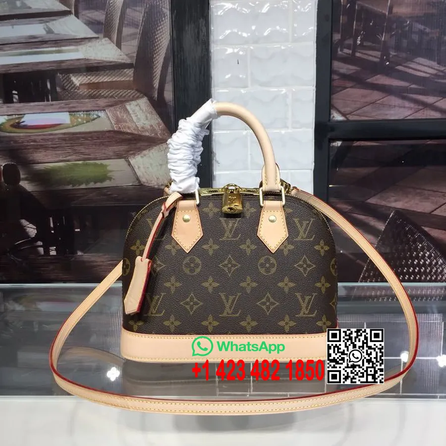 Louis Vuitton Alma Bb Torba Monogram Canvas Kolekcija Jesen/zima 2019 M53152, Bež